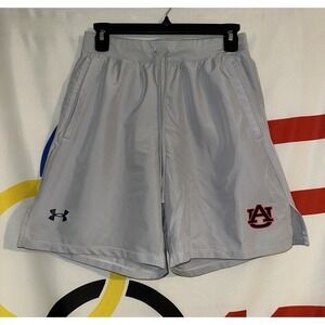 Under Armour Auburn Tigers Shorts Mens Medium Gray Football